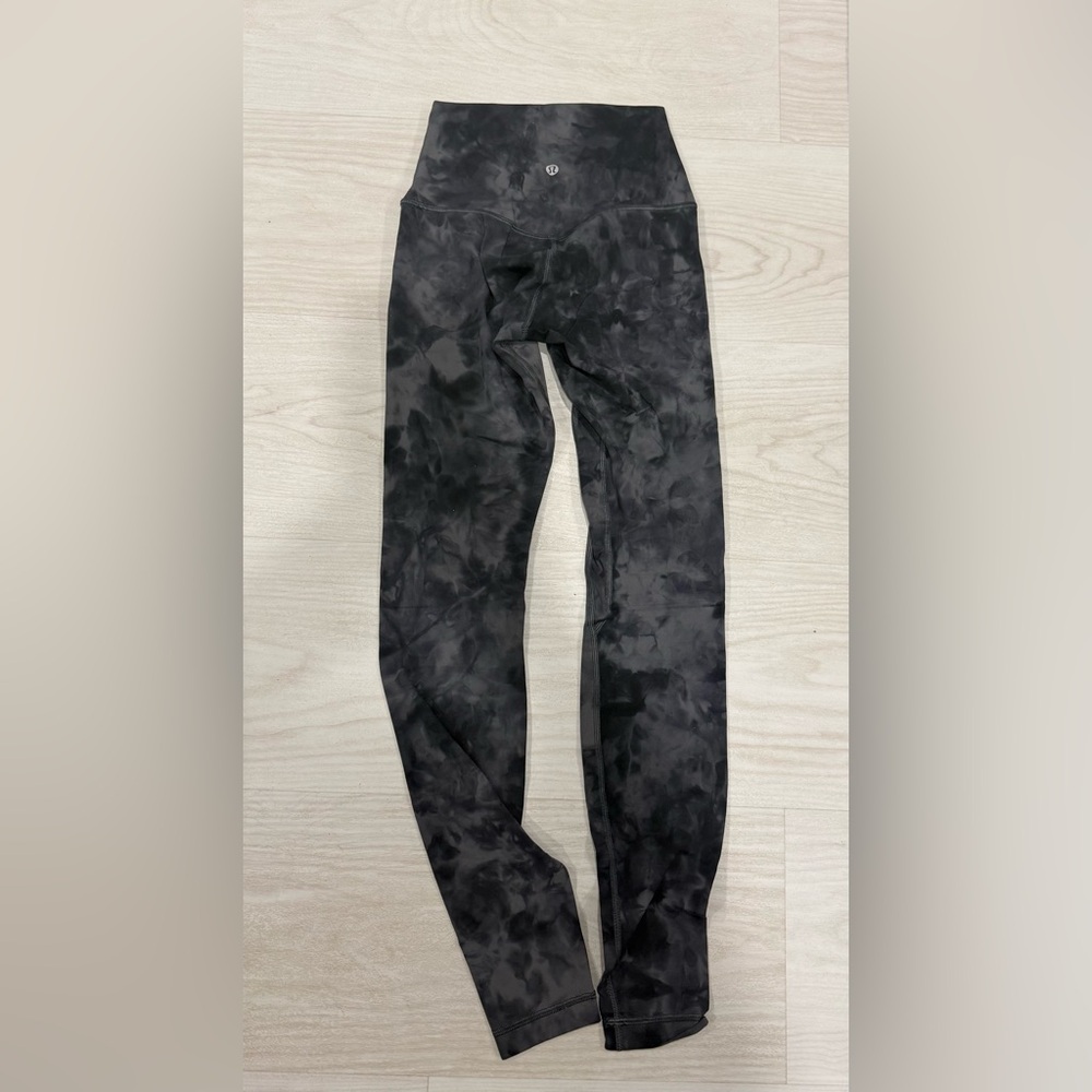 lululemon athletica Charcoal Tie-Dye Leggings